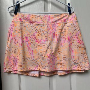 Nike Medium Multi Colored Bright Golf Skort